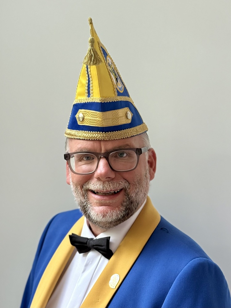 Ingo als 1. Vorsitzender der KG Närrischen Nord Dürener e.V. 1966