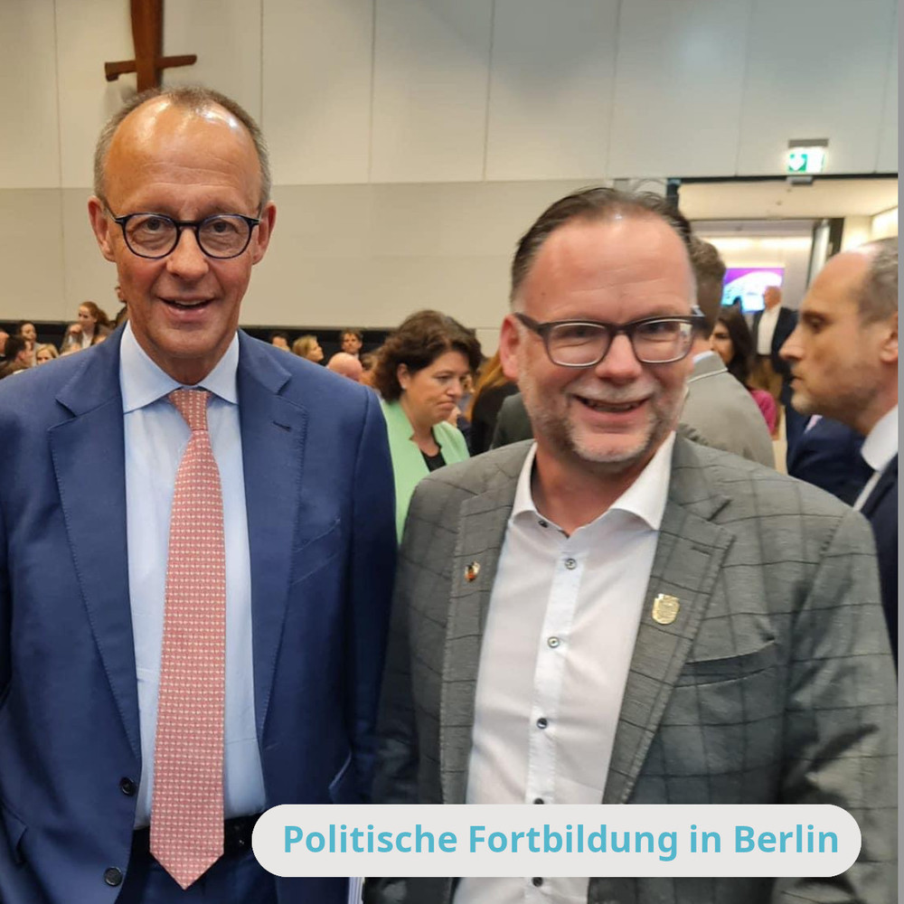 Ingo und unser Bundeskanzler Friedrich Merz in Berlin